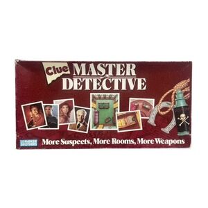Clue Master Detective Board Game by Parker Brothers Vintage 1988 Complete